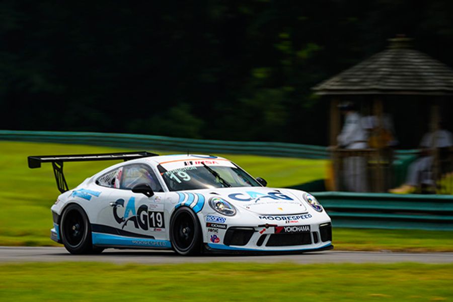 Zach Robichon and Moorespeed Take Hard-Earned IMSA Porsche GT3 Cup USA Win