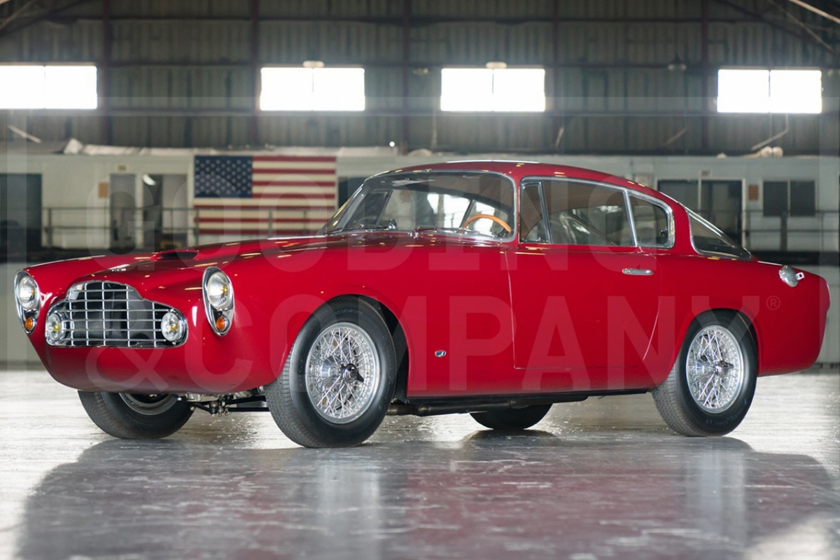 Unique 1953 Aston Martin DB2/4 Coupe on offer at Gooding's Pebble Beach Auction