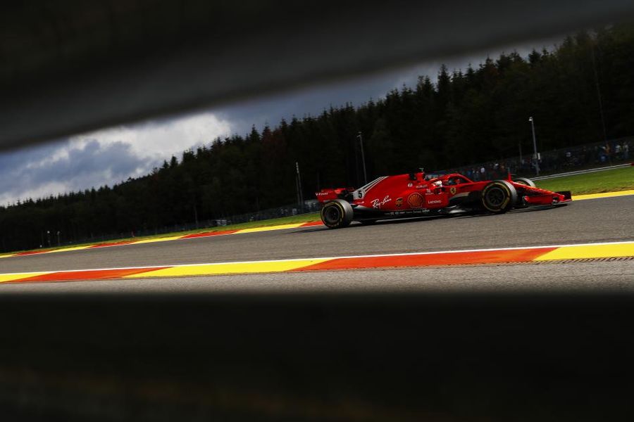 Vettel leads Belgian Grand Prix FP1