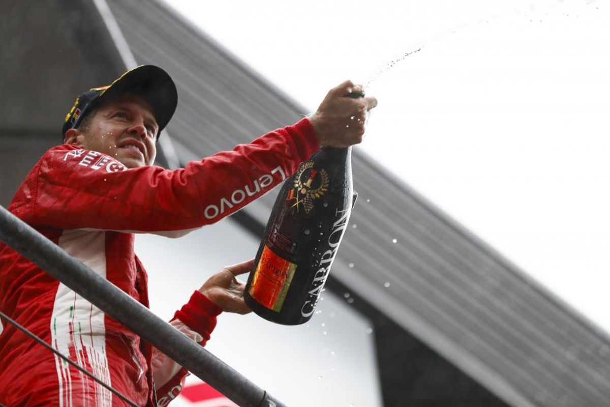 Vettel closes the gap on championship leader Hamilton with Spa win