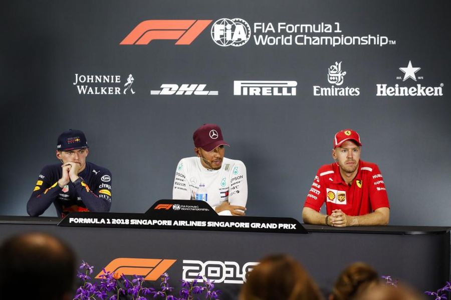 Singapore Grand Prix Winners' Conference