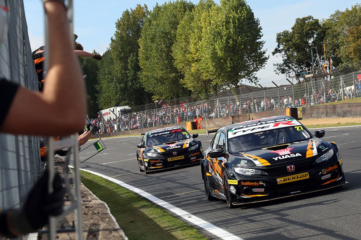 Honda storms to double 1-2 as Cammish clinches first BTCC victories