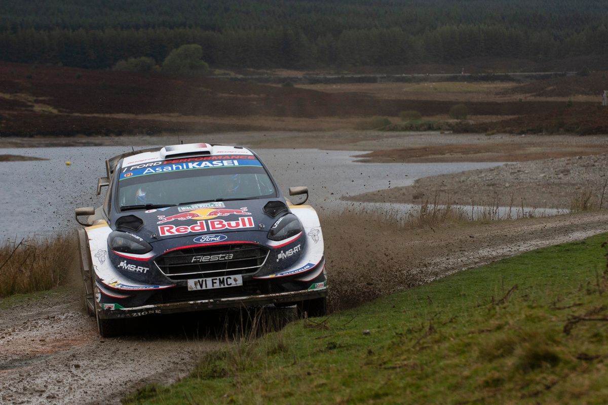 Ogier leads Rally Great Britain after Tänak exit