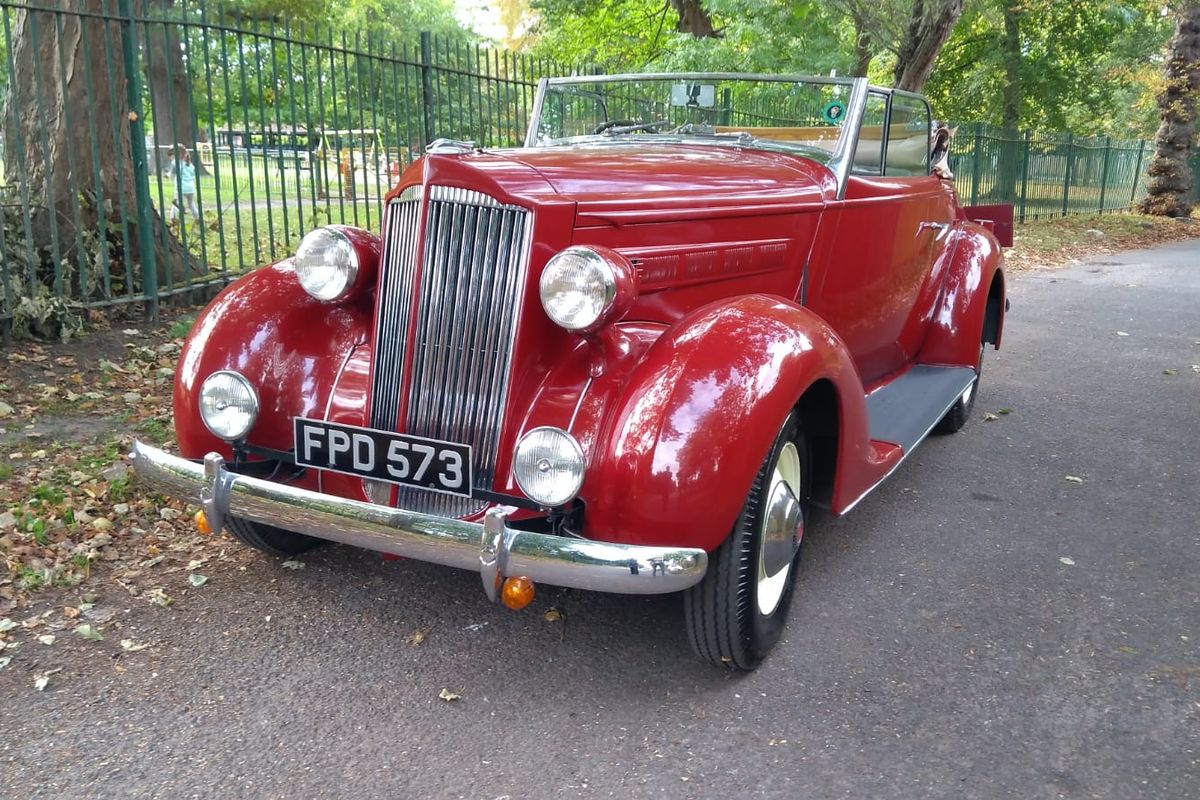 Packard 115C Convertible Coupe on offer at COYS Syon Park Auction