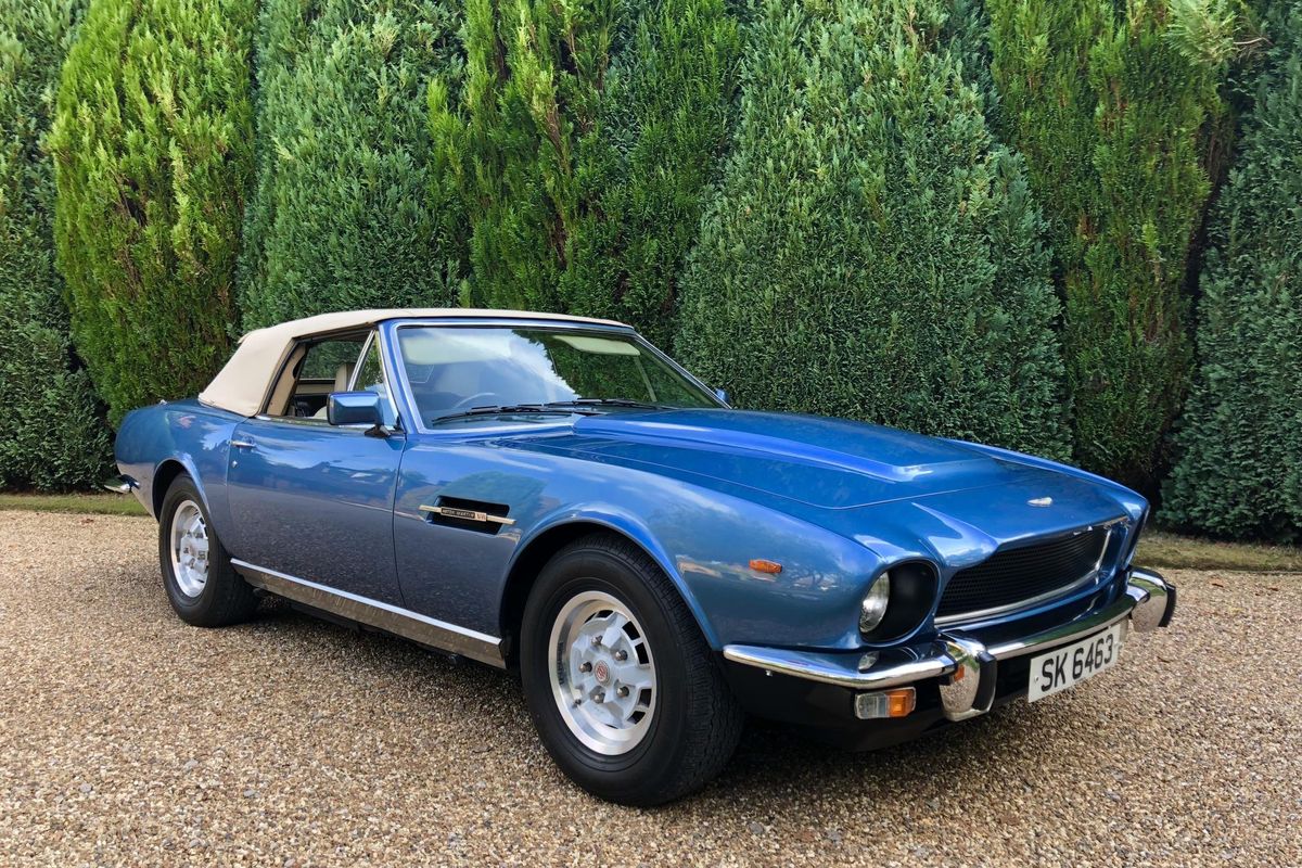 1979 Aston Martin V8 Volante previously owned by Roger Daltrey CBE of The Who up for Auction
