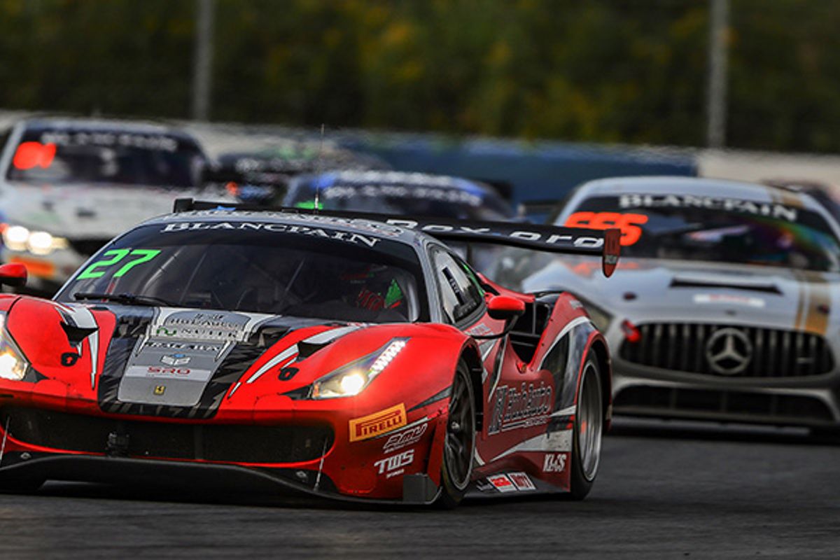 GT3: Foster and Lester's HubAuto Ferrari wins dramatic GT Asia first race at Ningbo