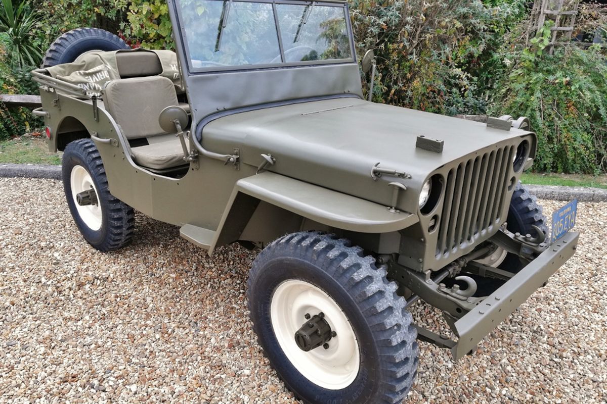 1945 Willys Jeep MB owned by Hollywood star Steve McQueen for sale at auction