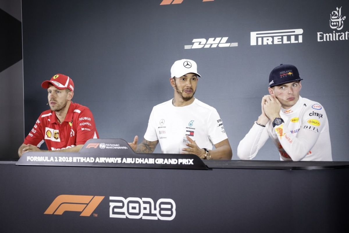 Abu Dhabi GP Winners' Conference