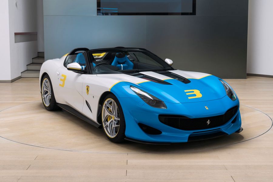A one-off offering from Ferrari, exclusive open-air V12 motoring at its purest