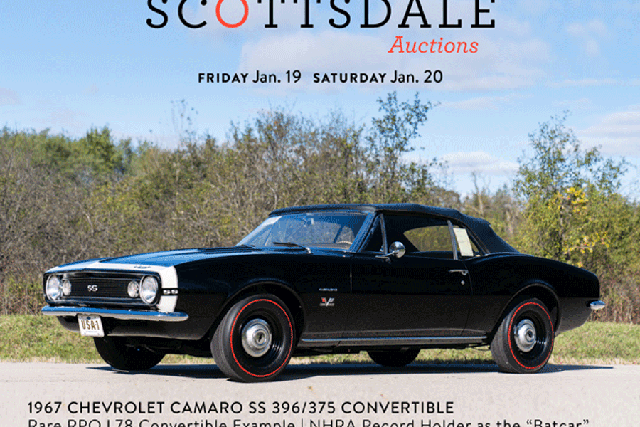 Ultra-Rare Camaro "Batcar" for The Scottsdale Auctions