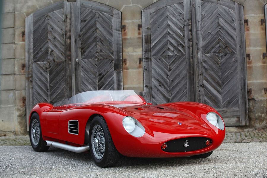 1963 A.S.A./AFF Tipo 61 Barchetta on offer at Oldtimer Galerie