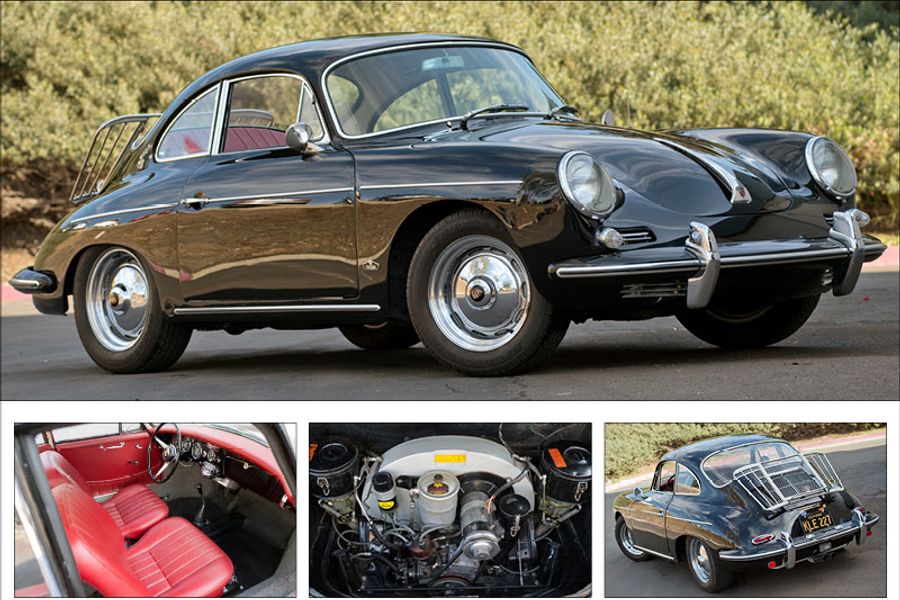 Matching numbers Porsche 356B for auction at no reserve