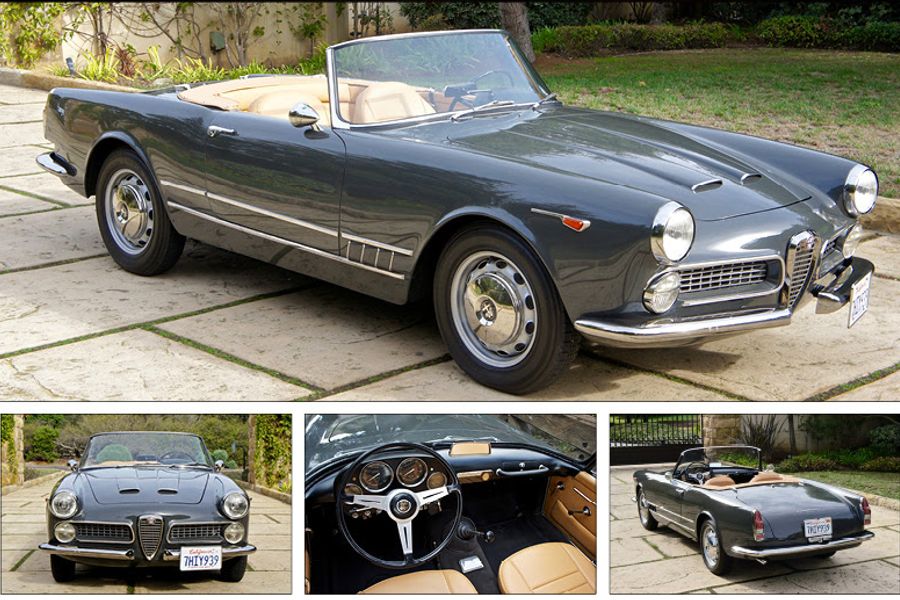 Recently completed long-term restoration 1962 Alfa Romeo 2000 Spider on offer