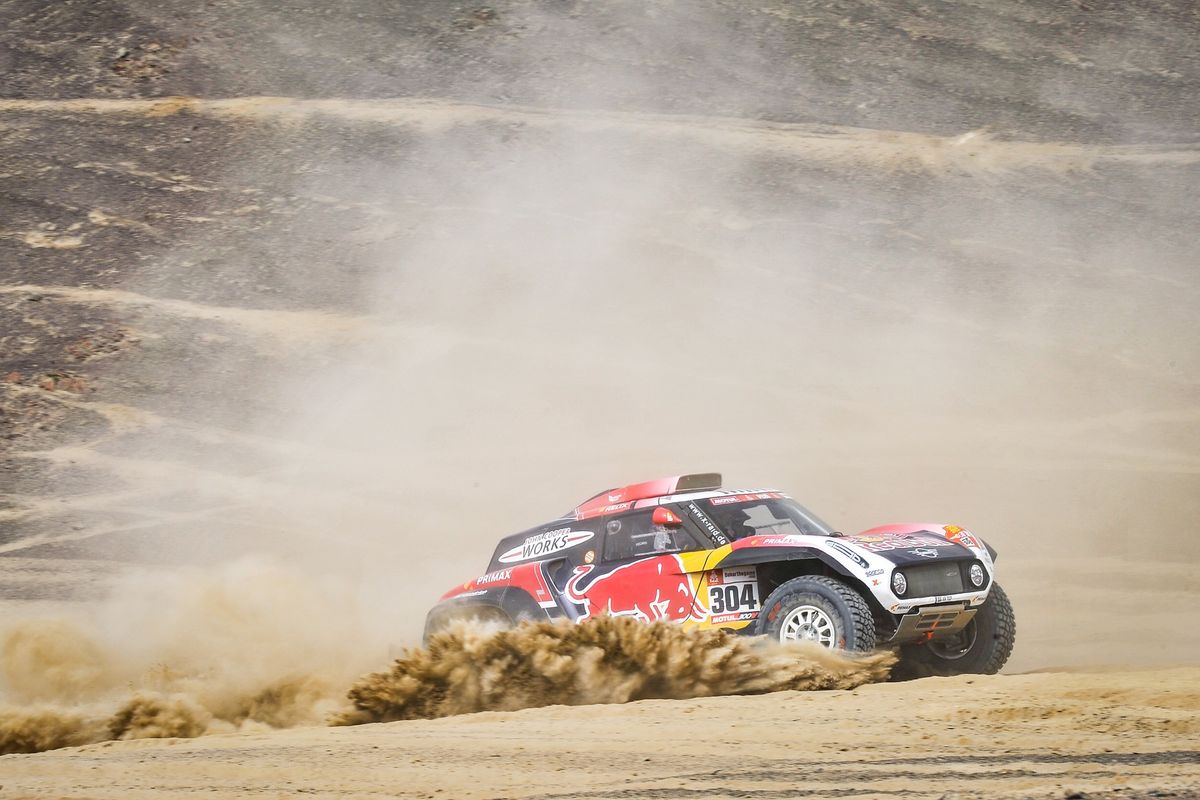 Peterhansel takes his first Dakar stage win in a MINI John Cooper Works Buggy