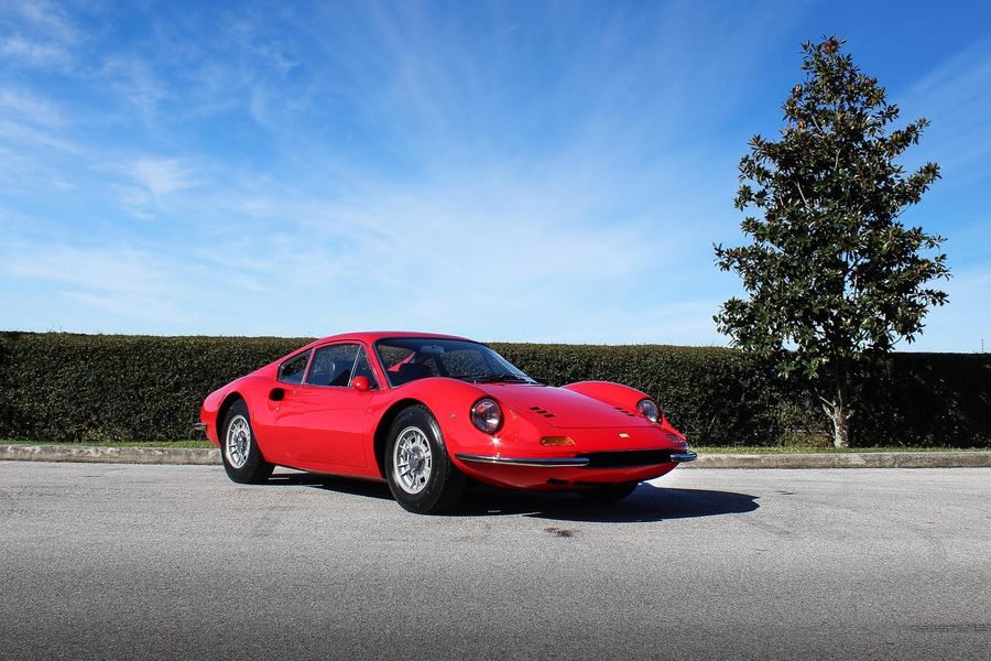 1969 Ferrari Dino 206 GT on offer at Worldwide Auctioneer's Scottsdale sale