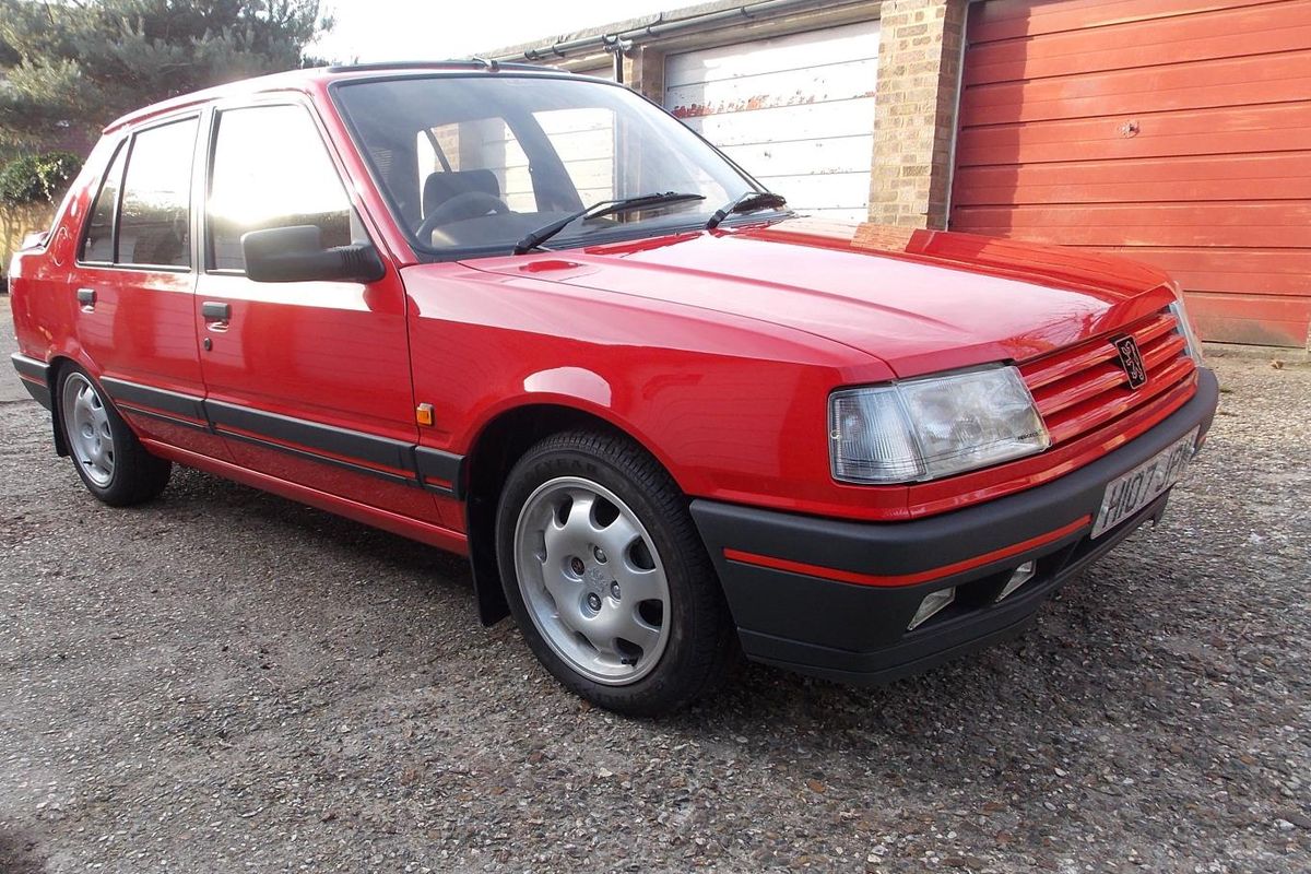 131 miles in 28 years; time warp Peugeot 309 GTi under the hammer at Barons