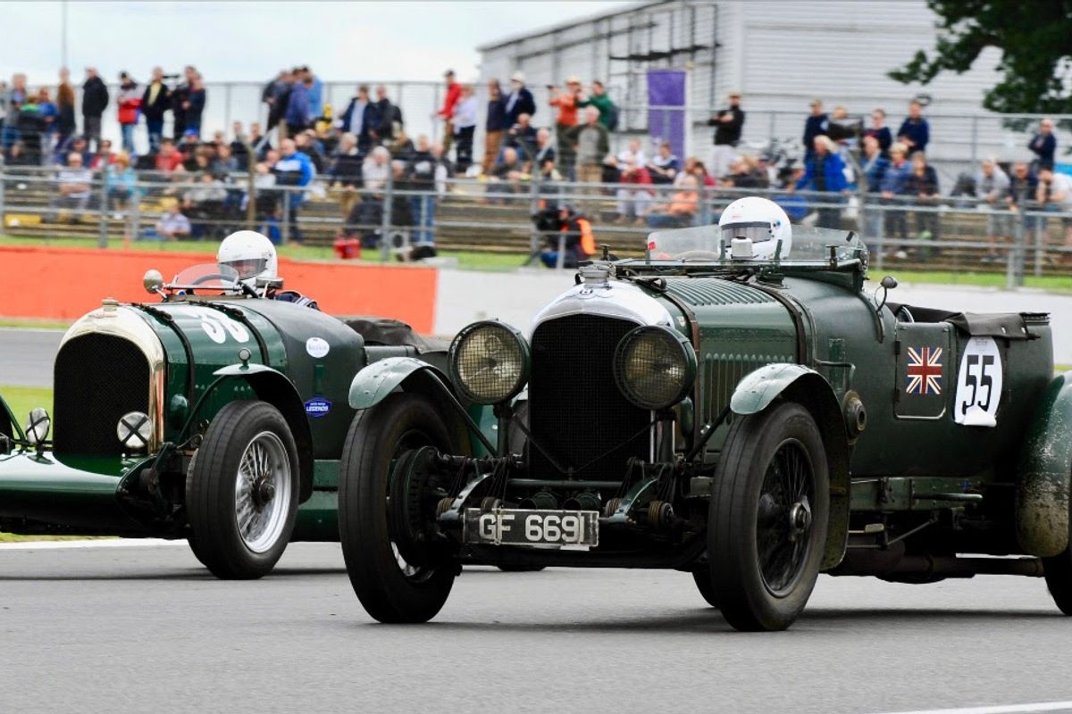 Record grid of Bentley racers to celebrate centenary at Silverstone Classic
