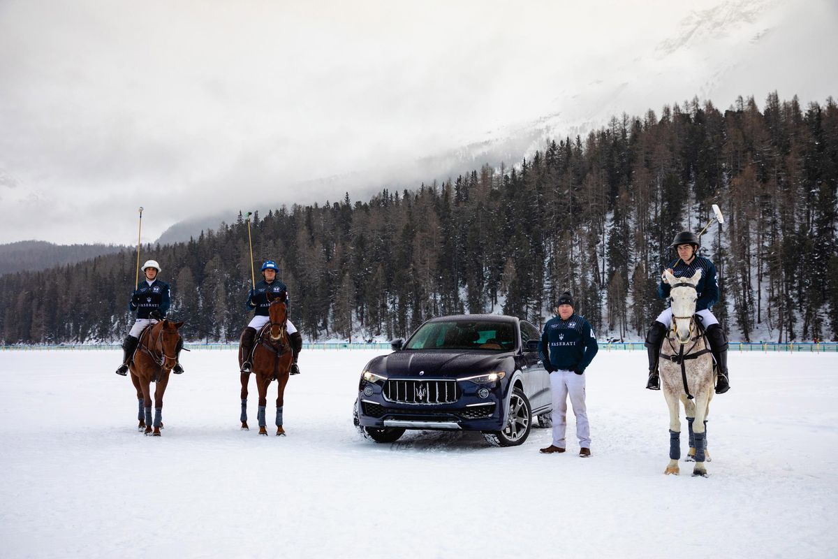 Maserati Winter Experience off to a spectacular start at Snow Polo World Cup St. Moritz