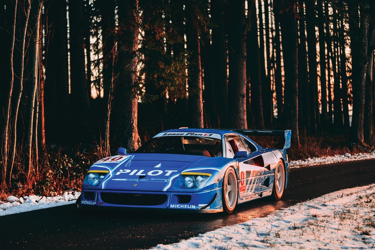 1987 Ferrari F40 LM: 1 of 19 constructed by Michelotto, at RM Sotheby's Paris auction