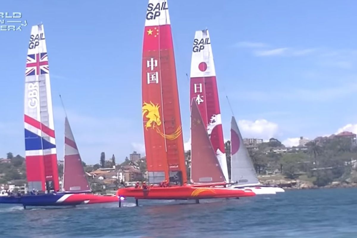 Sail GP Footage from practice day in Sydney Modus Vivendi News