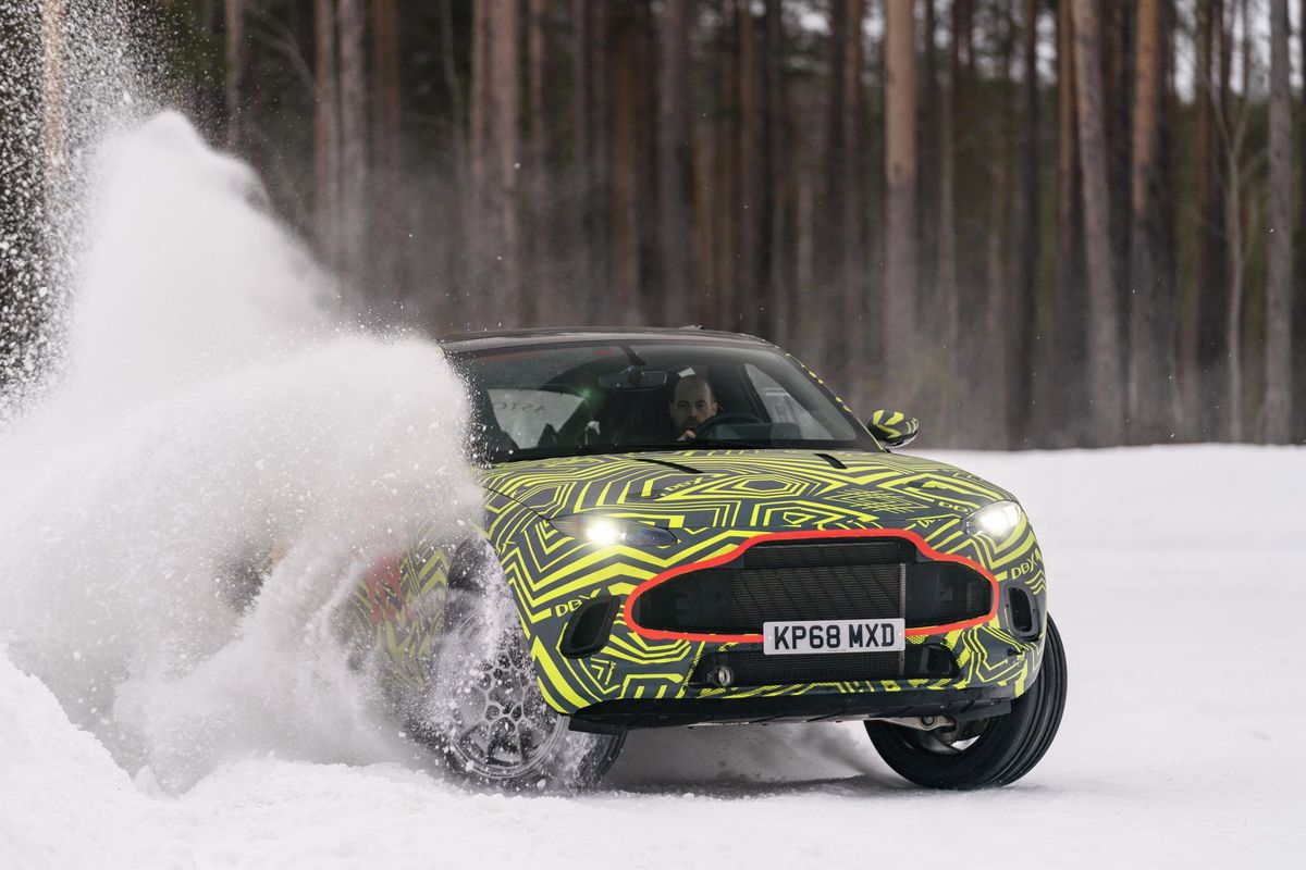 Aston Martin DBX tested to extreme in Sweden