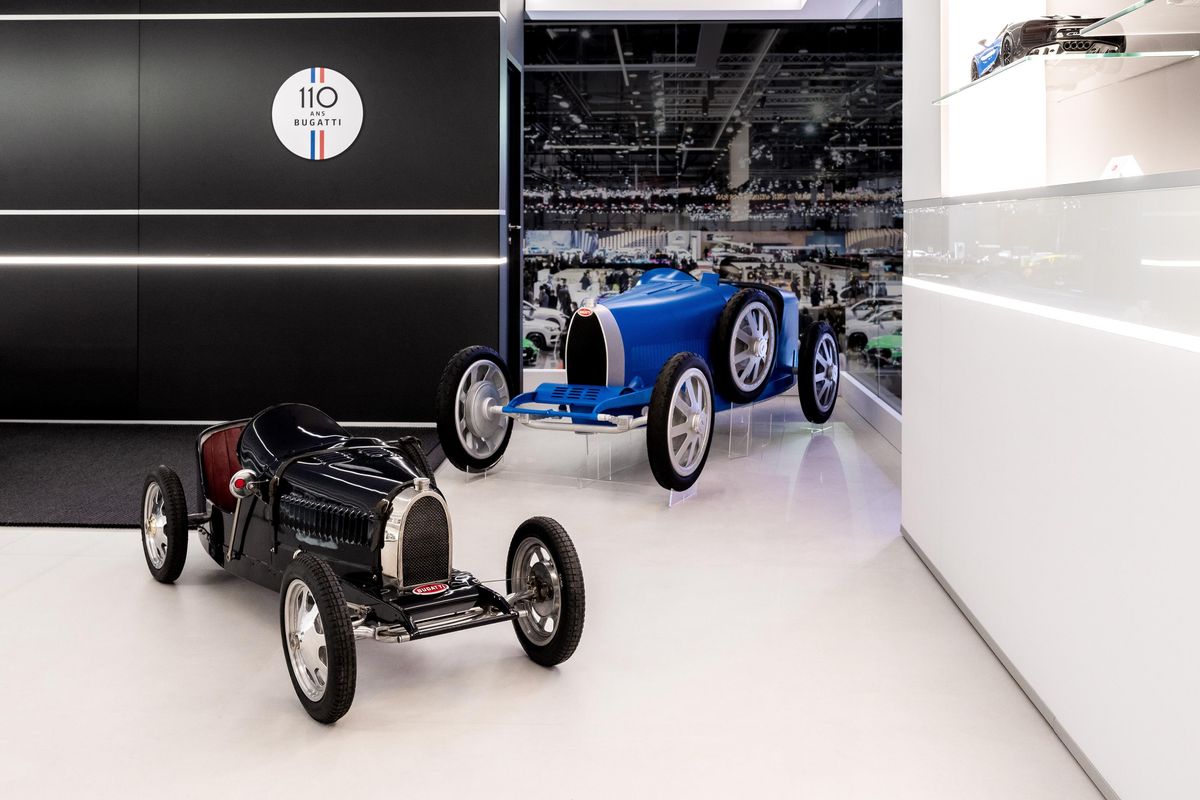 500 limited-edition junior Bugatti cars built to celebrate 110th anniversary