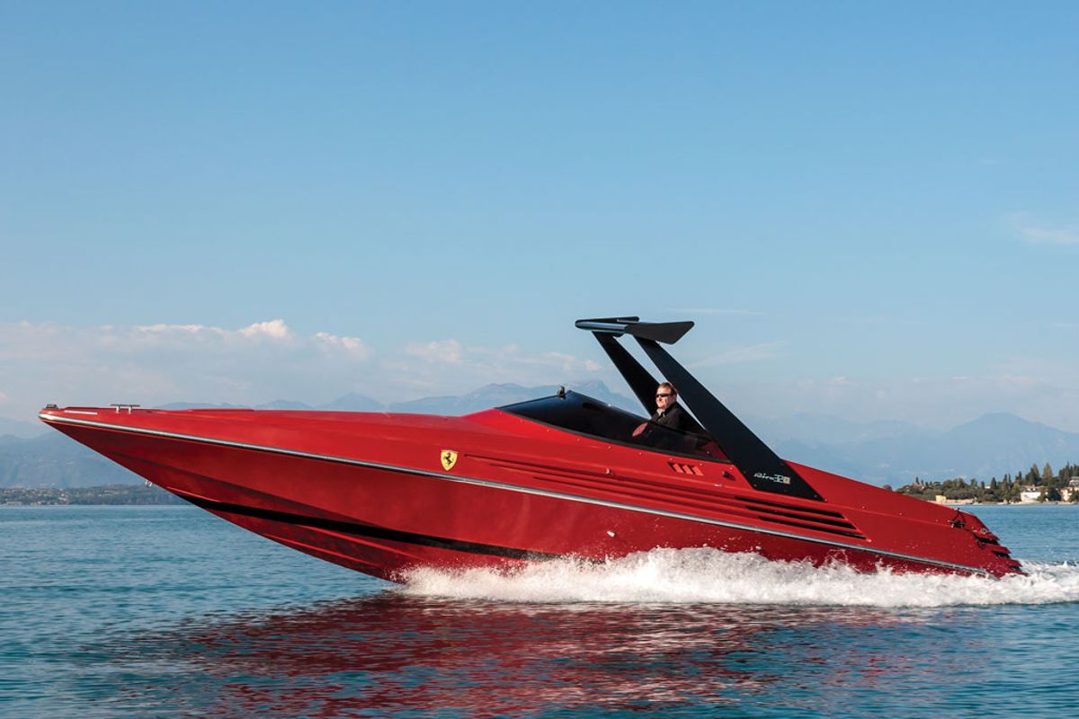 1990 Riva Ferrari 32 on offer at RM Sothebys Fort Lauderdale auction