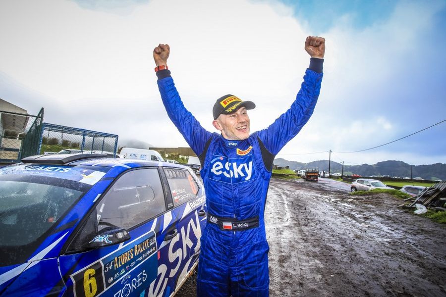 Lukasz Habaj and Daniel Dymurski score maiden ERC victory in the Azores