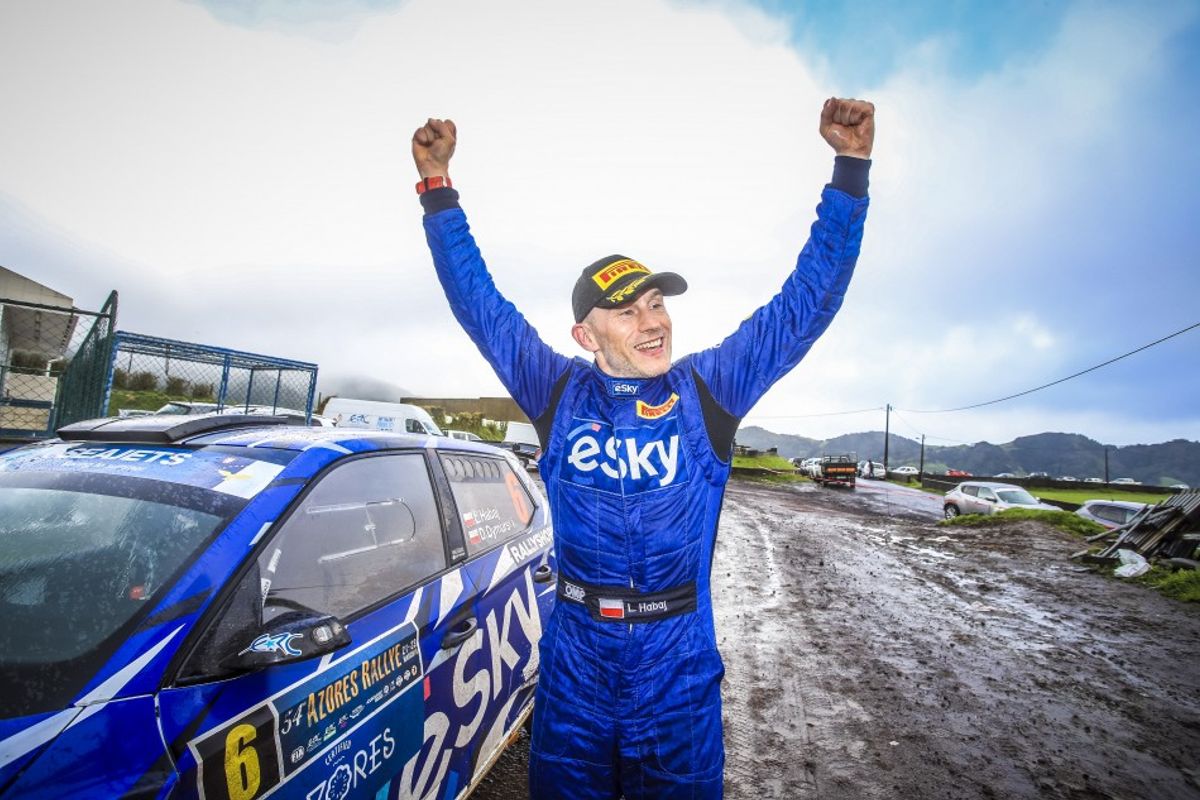 Lukasz Habaj and Daniel Dymurski score maiden ERC victory in the Azores