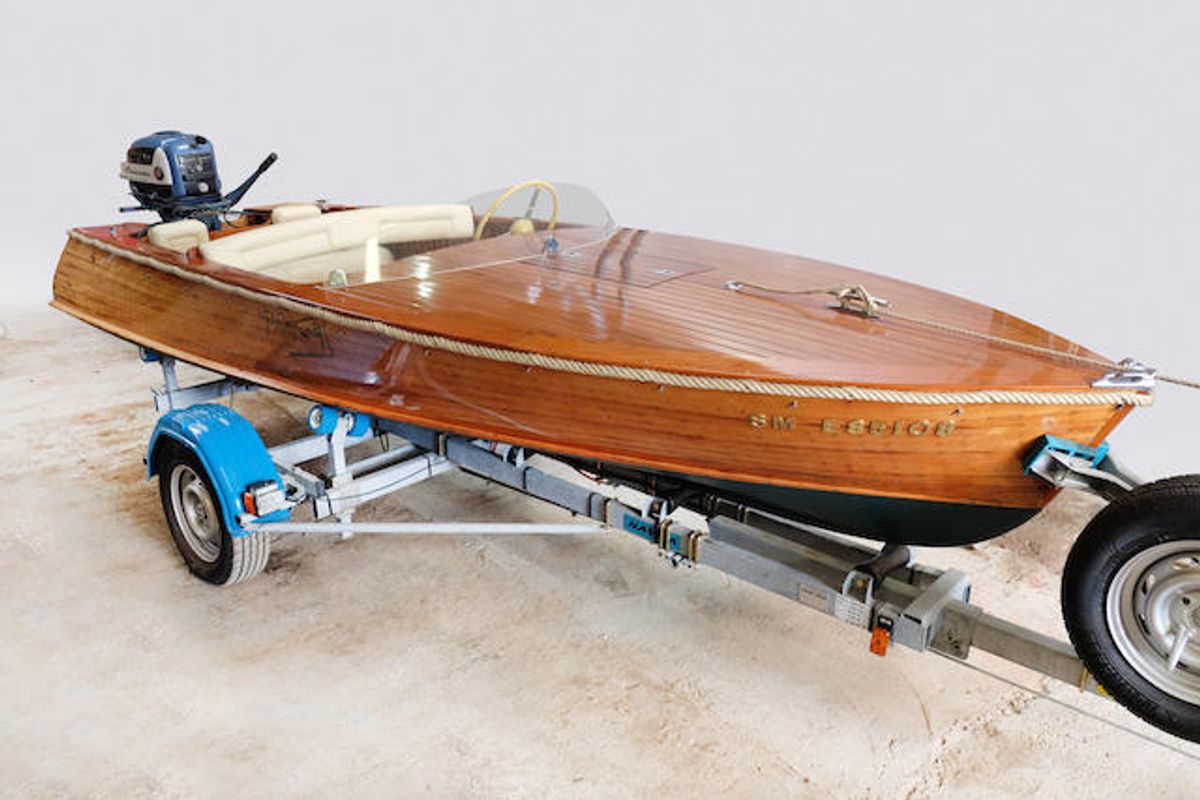 Perfect weekend for messing about in boats: 1950 Matonnat Speedboat at Bonhams