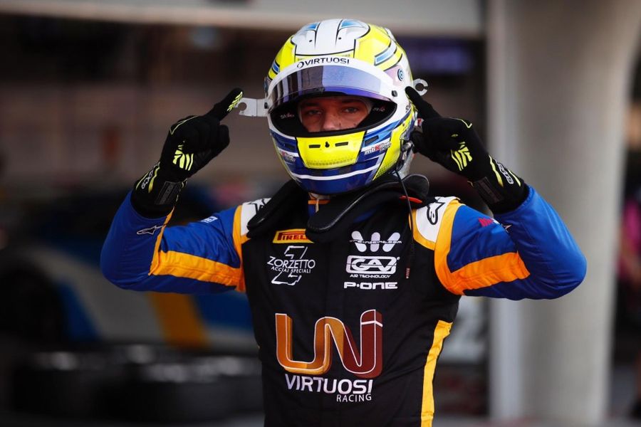 Luca Ghiotto wins F2 Race of Sakhir Sprin