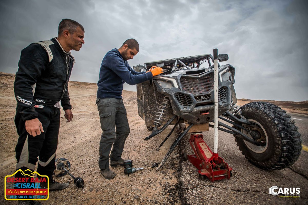 Tal Wainberg's 1600kg Baja "Monster" wins Desert Baja Israel for Hornet Israel