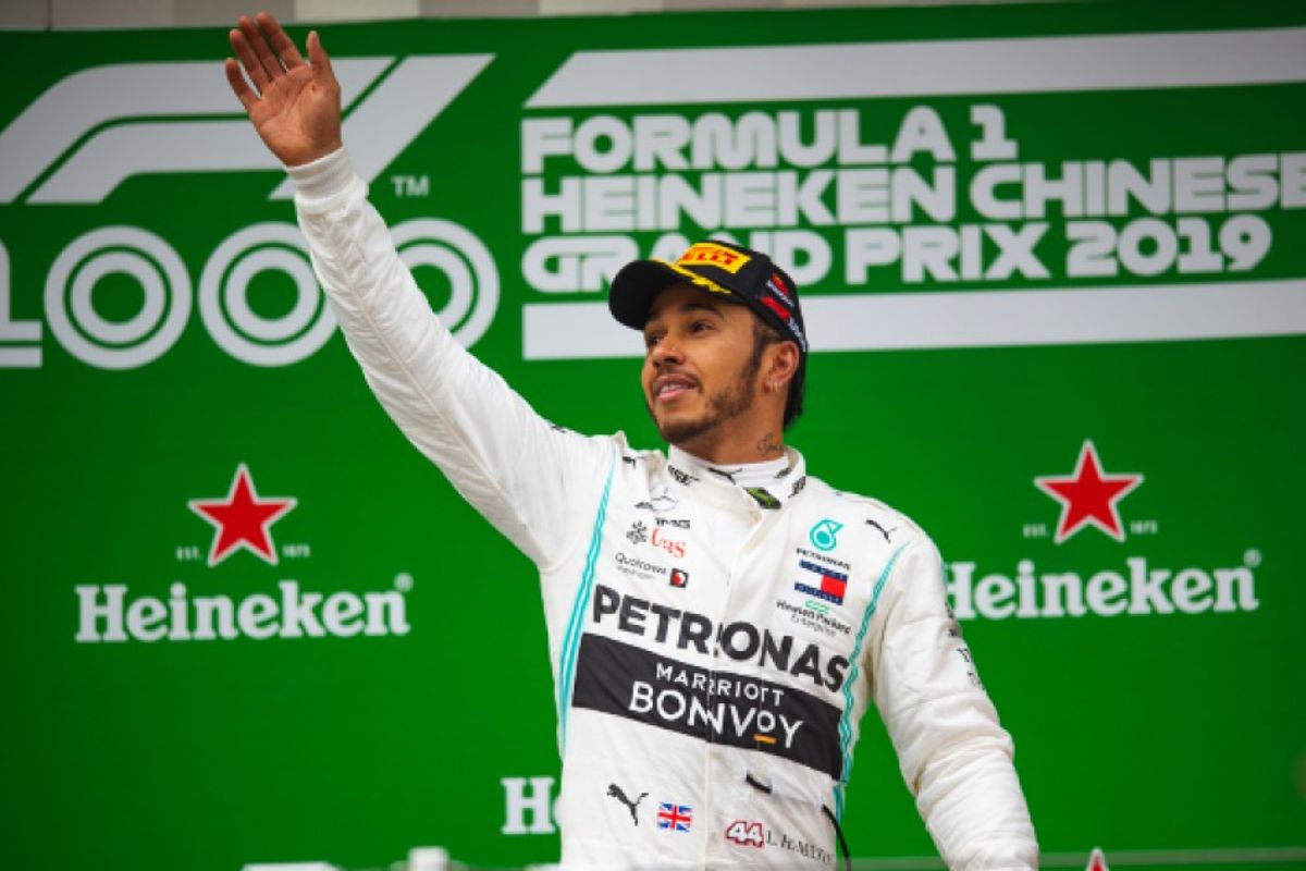 F1's 1000th race won by Hamilton in China