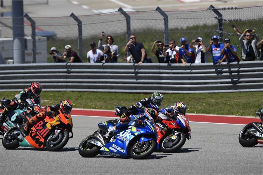 Alex Rins wins his first MotoGP race in Texas
