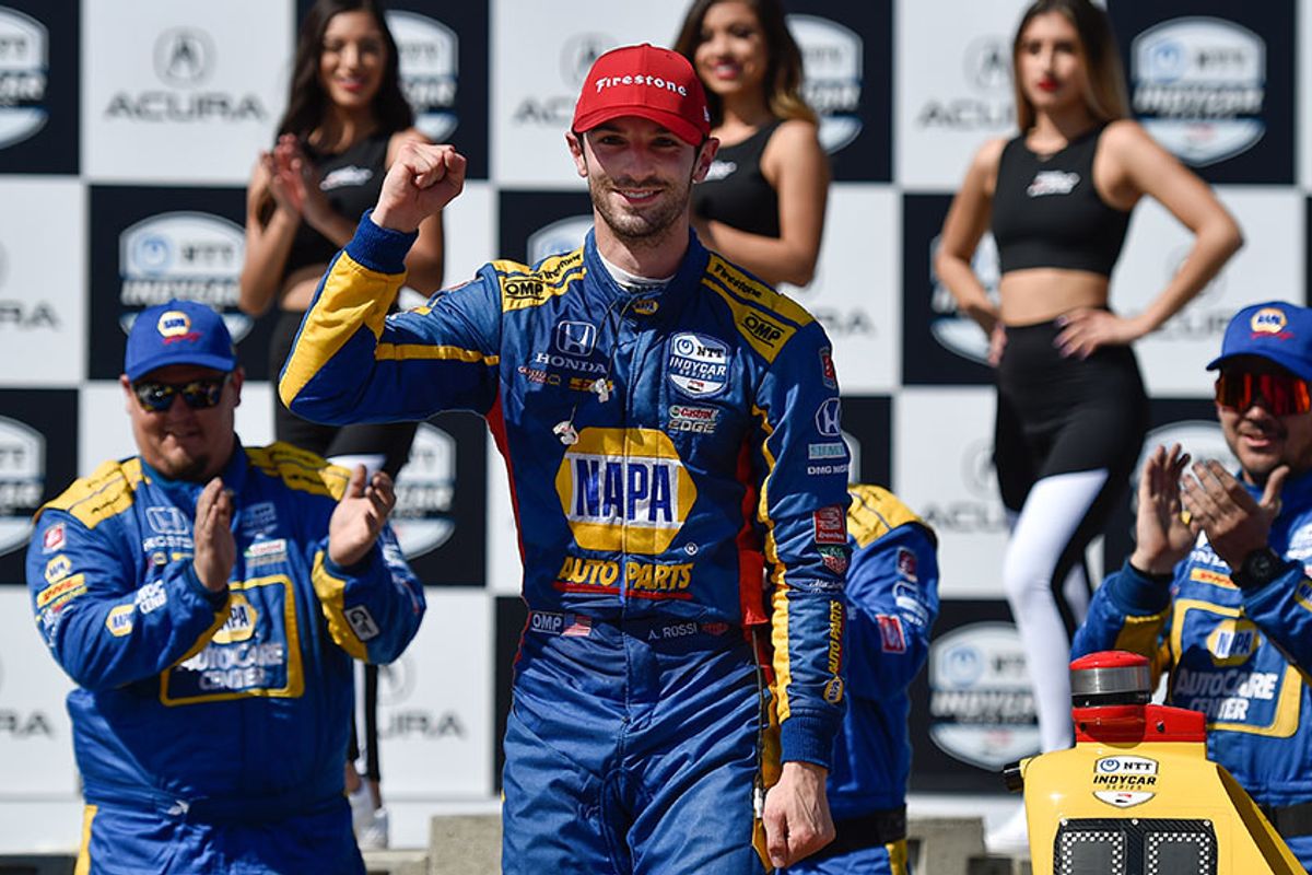 IRL: Rossi reels off second straight dominant Long Beach triumph