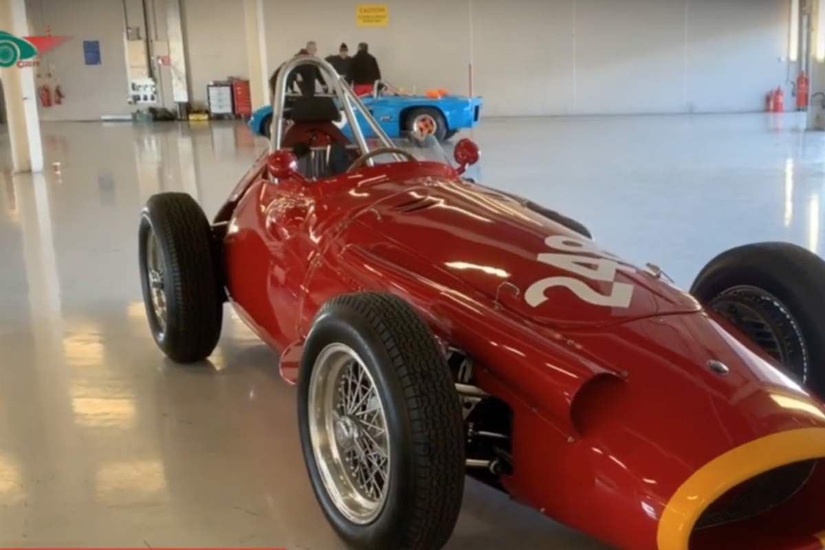 Classic Maserati 250F at Silverstone: video at Historic Racing News