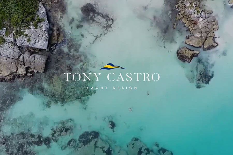Yacht designer - Tony Castro - web site by Racecar