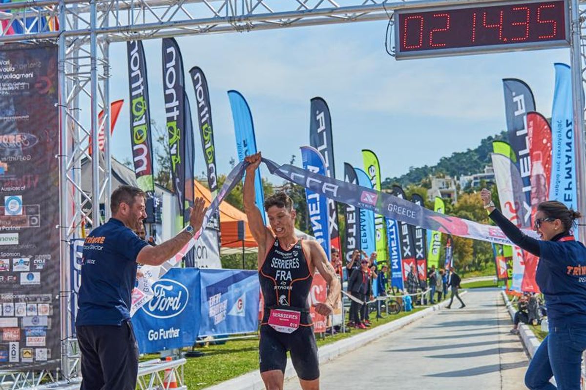  Arthur Serrieres and Lesley Paterso win XTERRA Greece