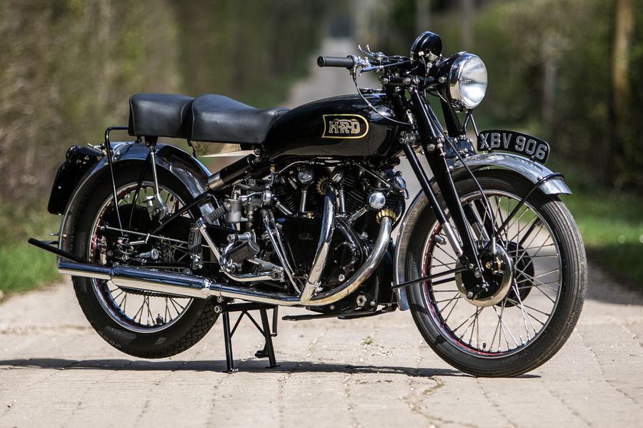 1951 Vincent Black Shadow Series C in top condition at British Marques sale
