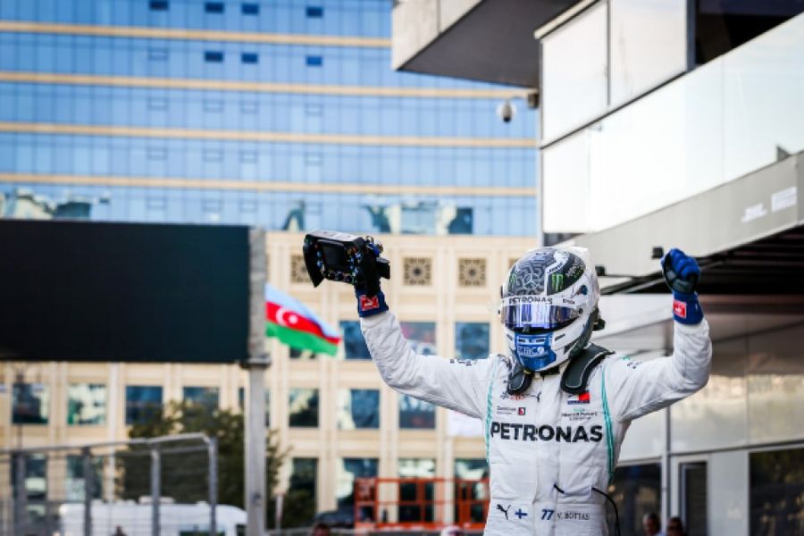 Bottas leads Mercedes 1-2 Azerbaijan Grand Prix win