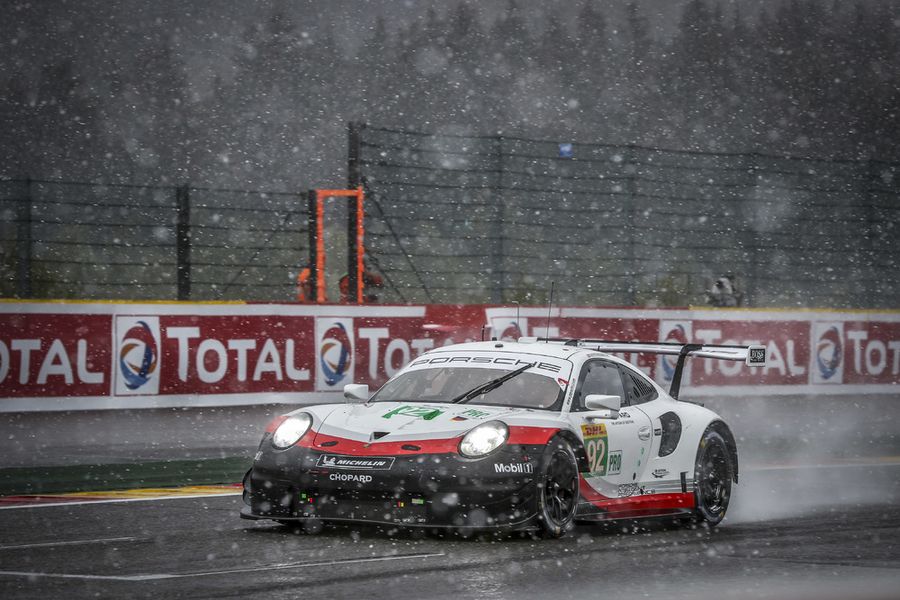 Spa podium gives Porsche early GTE-Pro world championship title