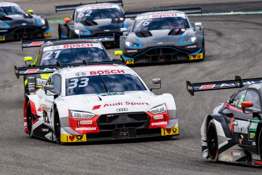 René Rast wins Sunday’s DTM race at Hockenheim from 16th on the grid