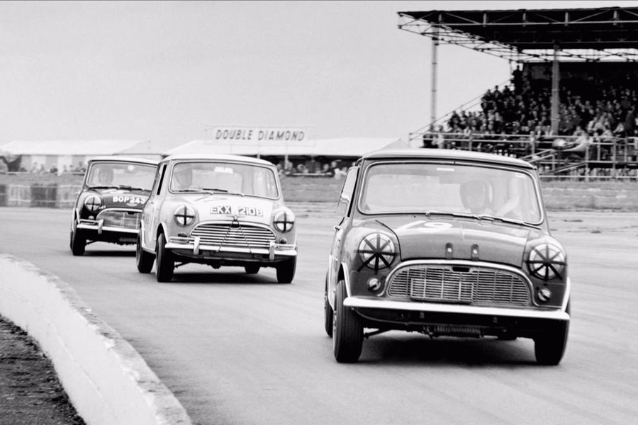 Mini anniversary grid smashes all records at Silverstone Classic