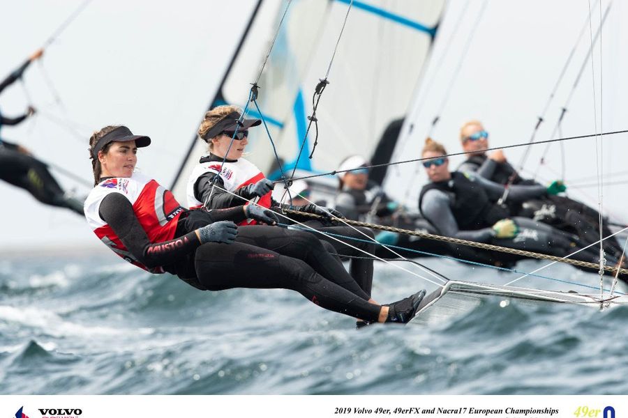 Volvo 49er, 49FX and NACRA 17 European Championship, Day 1