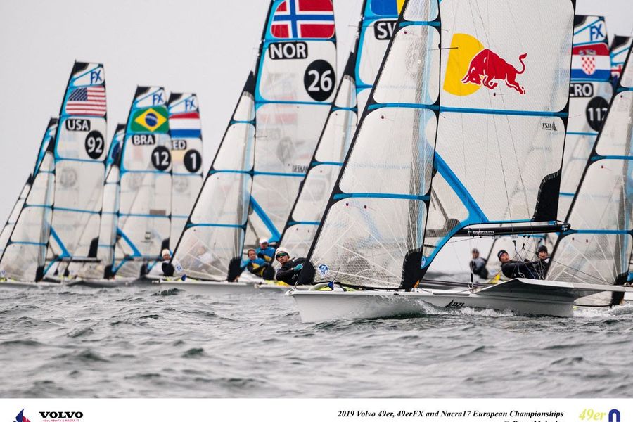 Volvo 49er, 49FX and NACRA 17 European Championship Day 2