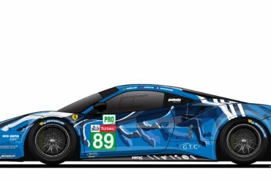 Risi Competizione Announces Unique Livery for its Ferrari 488 GTE-Pro Le Mans entry