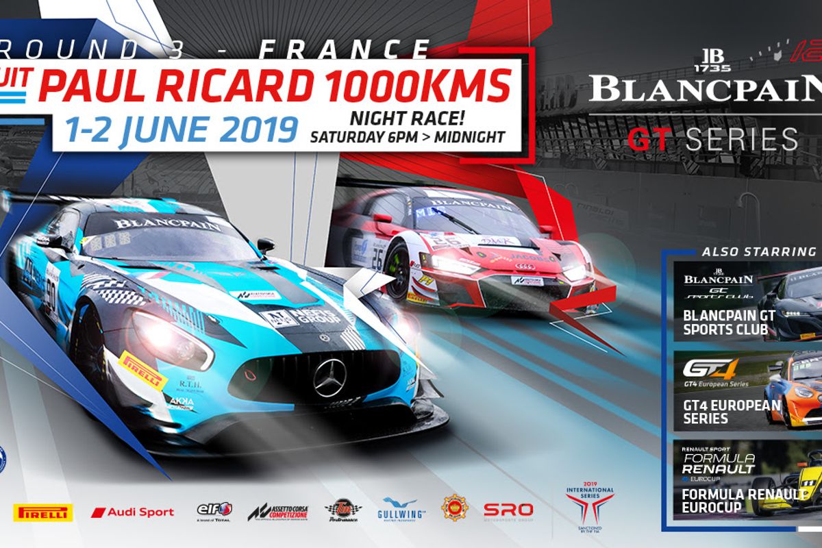 Blancpain GT Series heads for Paul Ricard for 1000km Endurance Cup