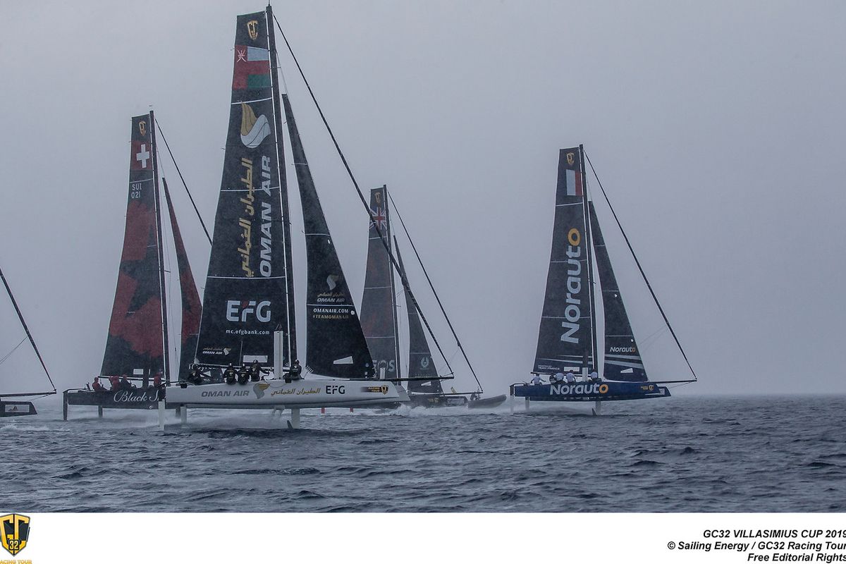 Supersonic Oman Air Wins Wintry GC32 Villasimius Cup