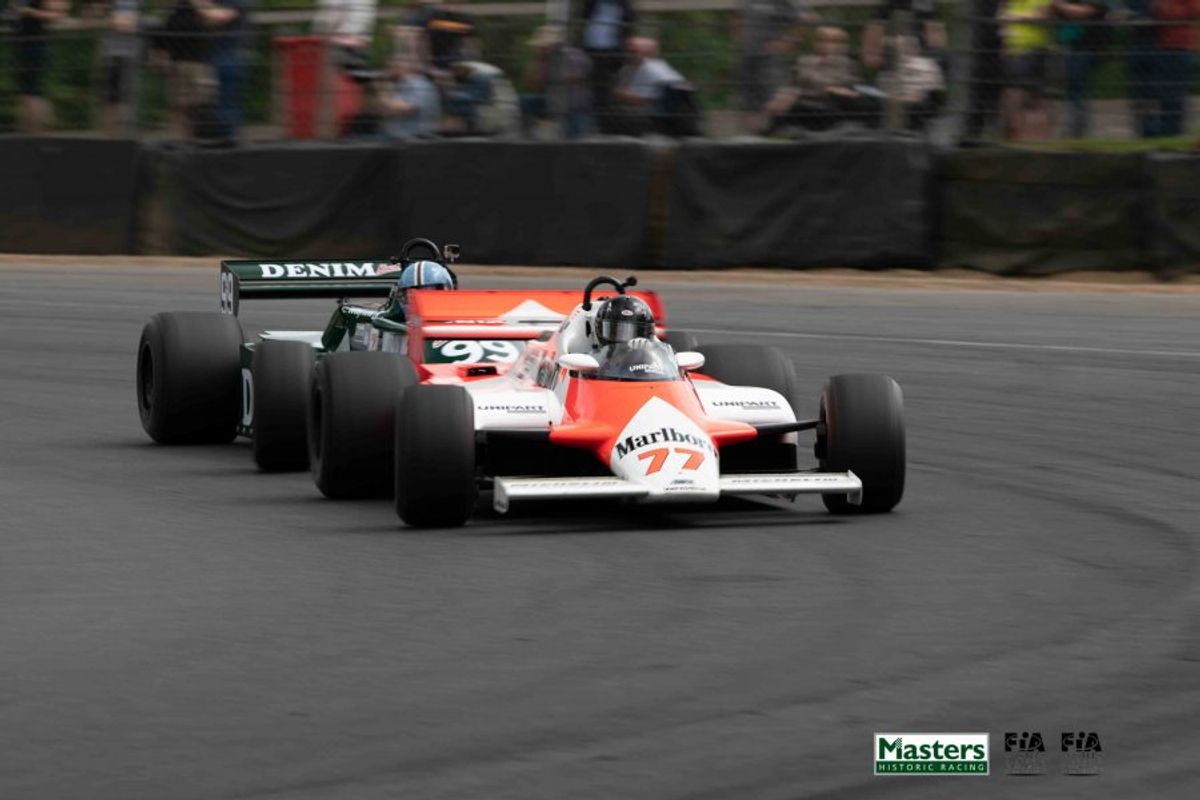 Hartley back on winning form in FIA Masters Historic Formula 1 race at Brands