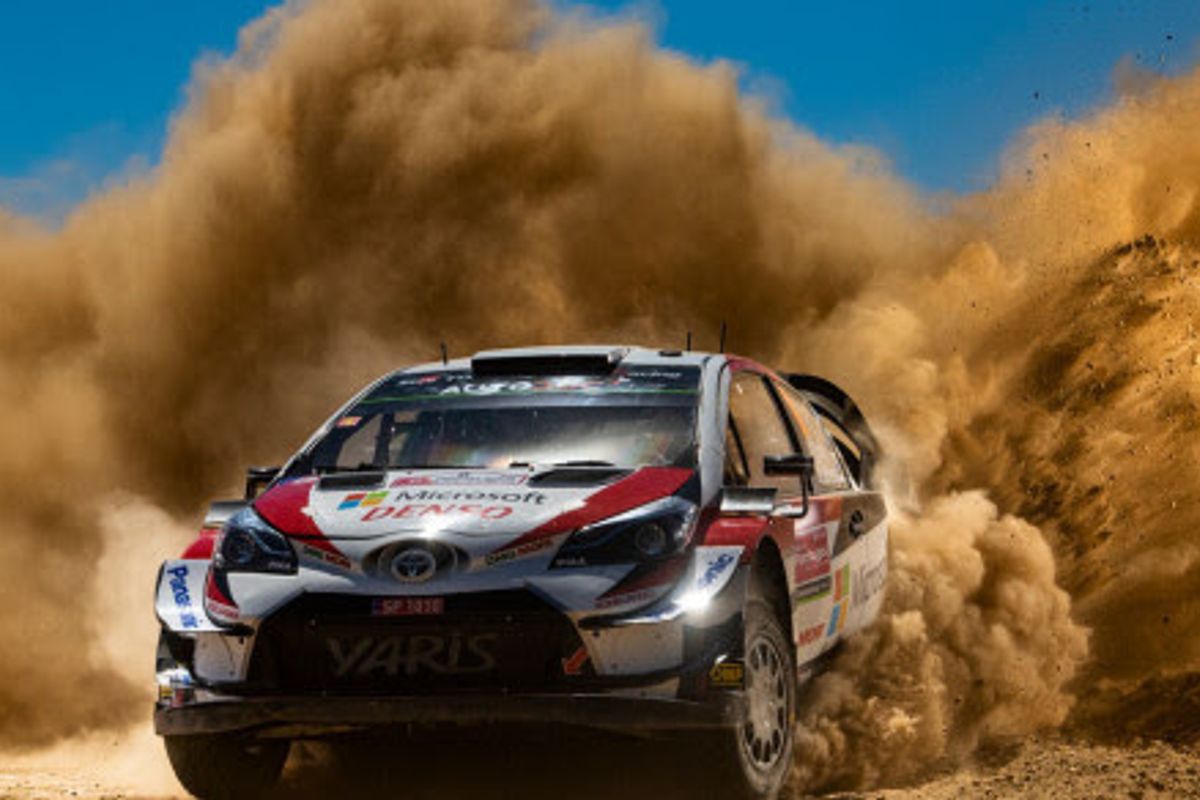 FIA World Rally Championship Tänak tops Toyota trio on Friday